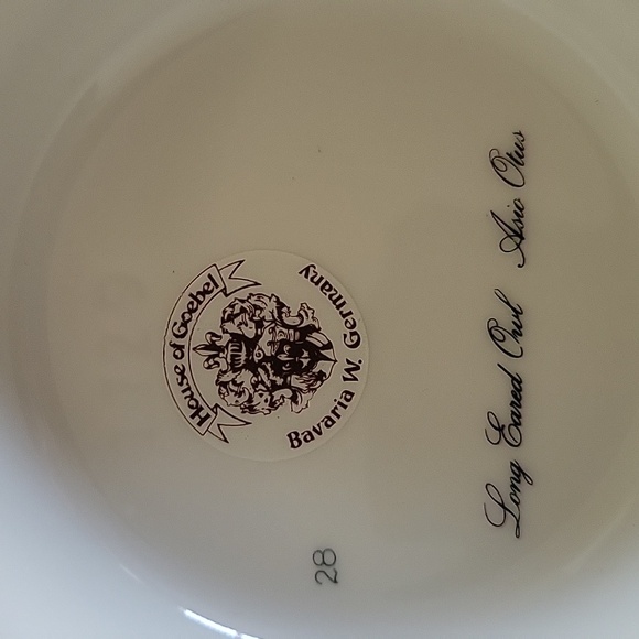 Vintage German Beer Stein Mug. Made in Bavaria, West Germany. Owl Beer Mug. - Picture 7 of 14